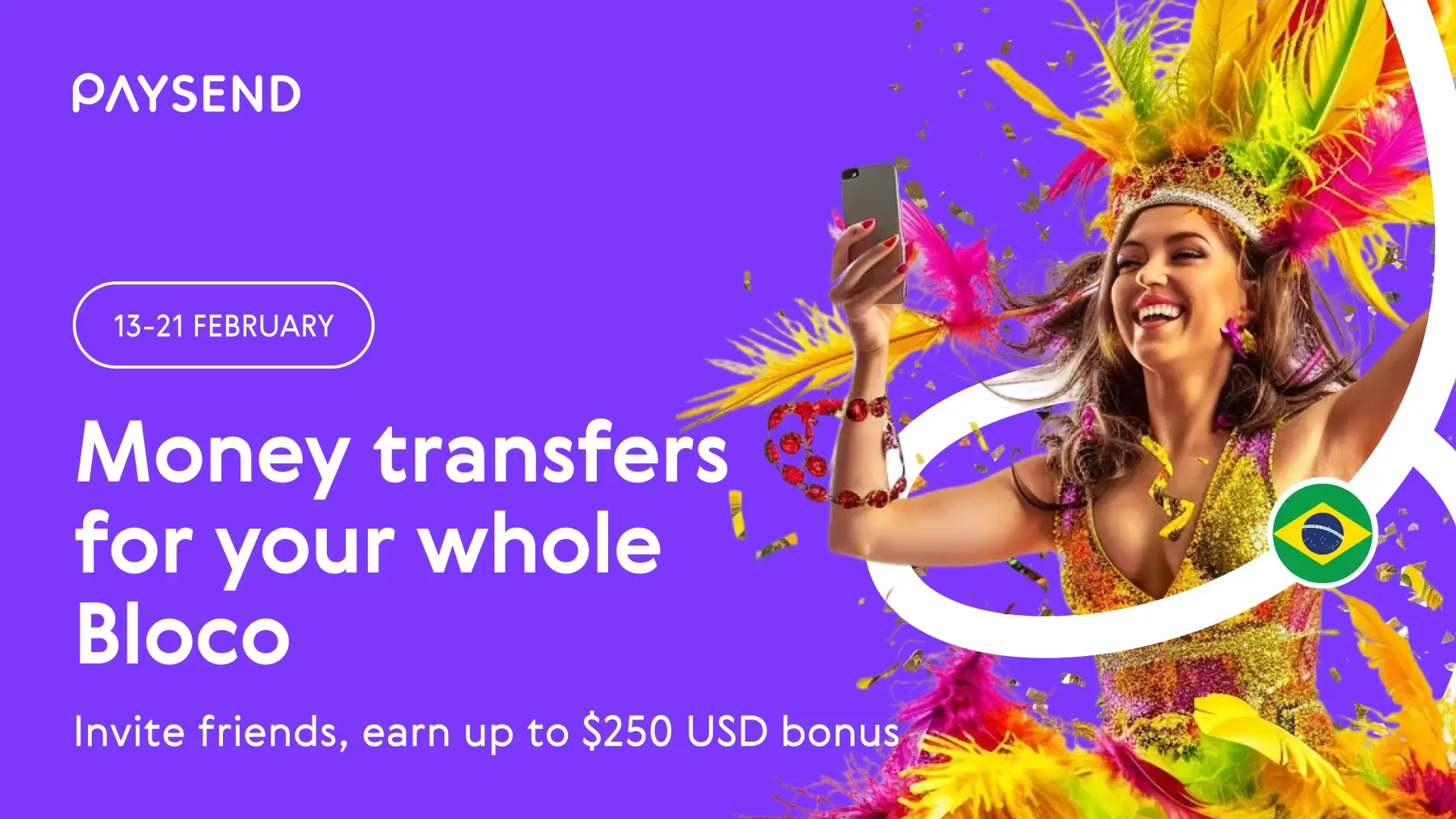 Build Your Carnival Bloco with Paysend and Unlock Bigger Rewards