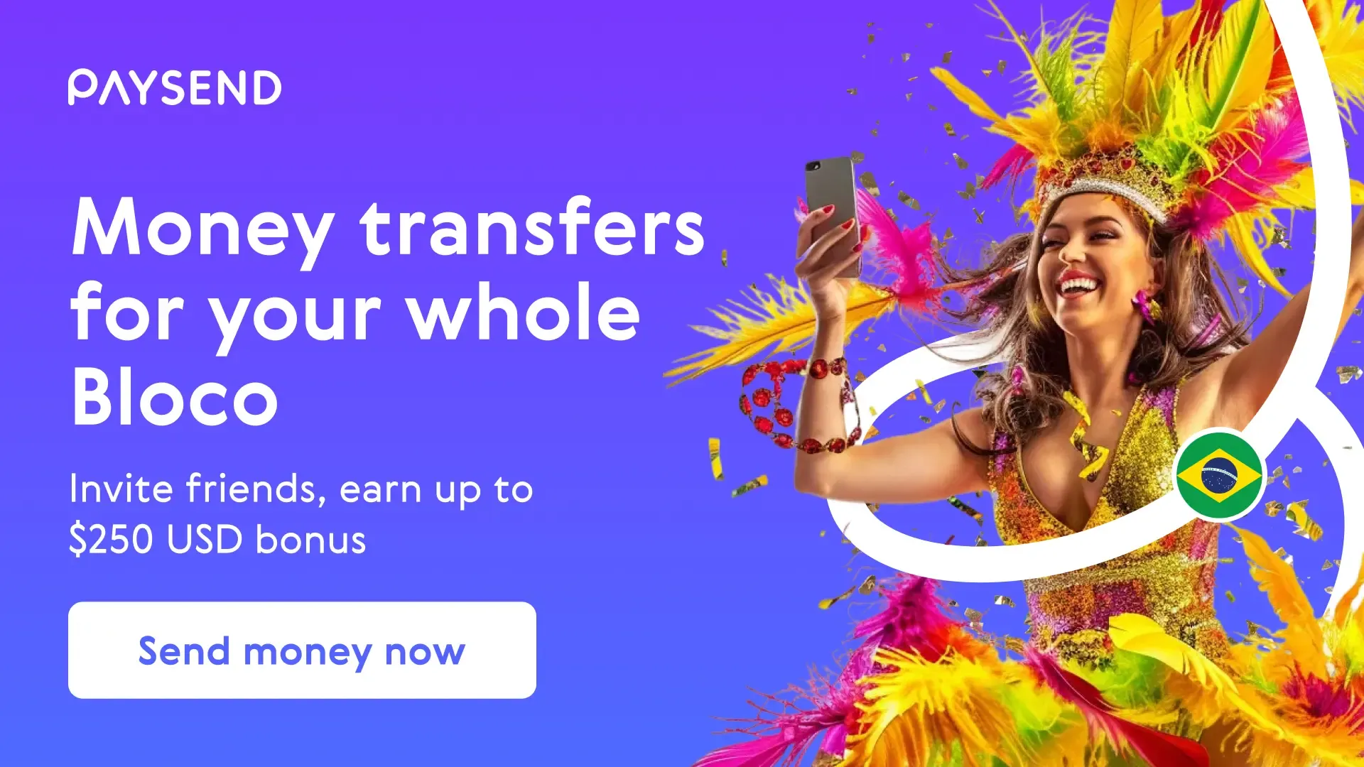 Build Your Carnival Bloco with Paysend and Unlock Bigger Rewards