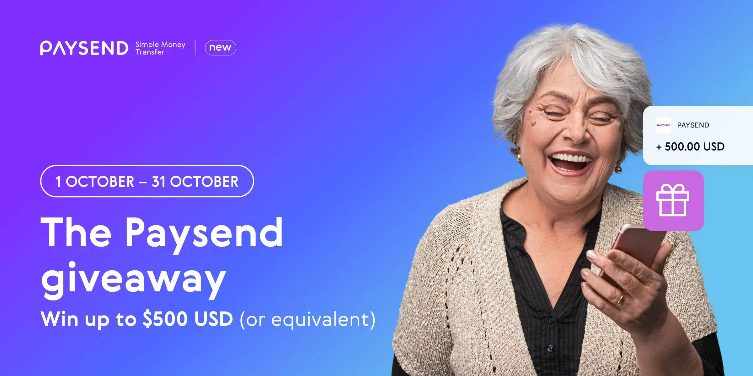 Win up to $500 in the Paysend Invite a Friend Giveaway! 