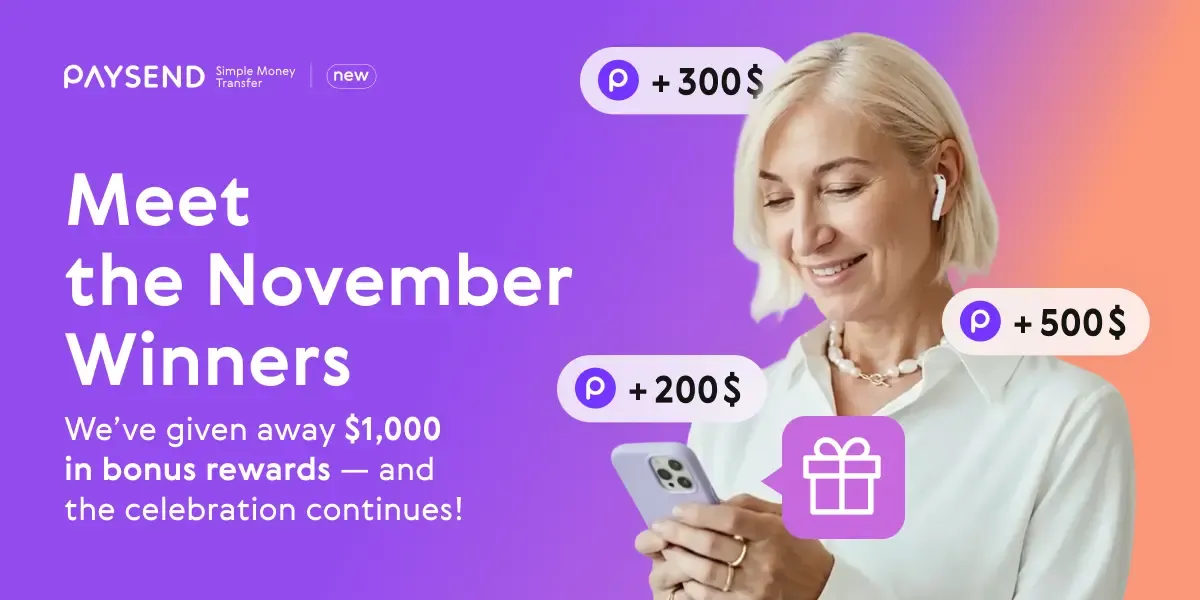 Meet the October Paysend Giveaway Winners