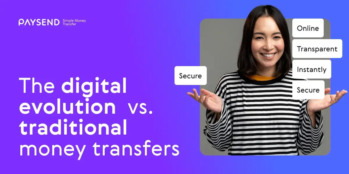 The digital evolution compared to traditional money transfers
