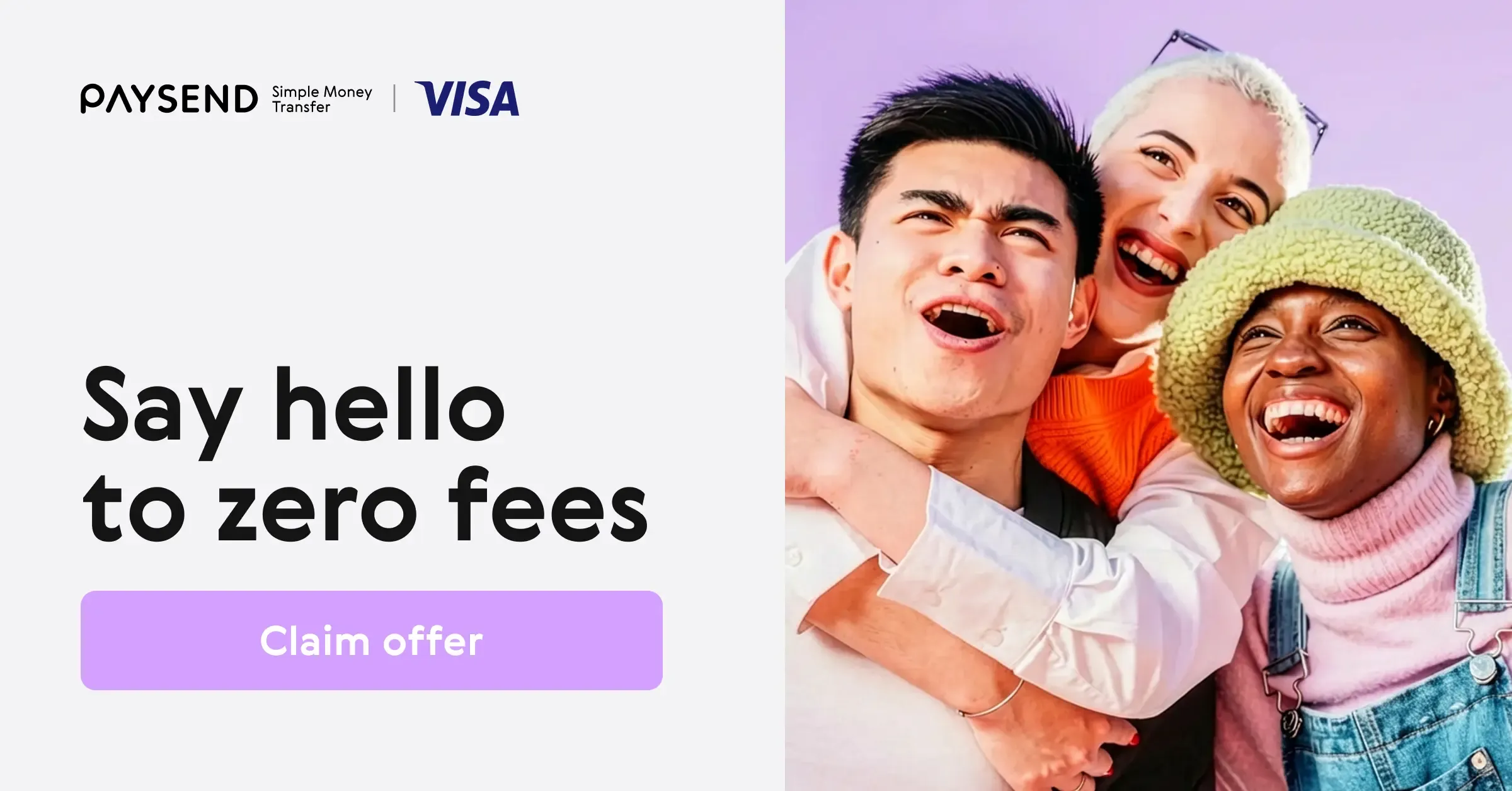 Enjoy Two Fee-Free Transfers to Eligible Visa Debit Cards with Paysend