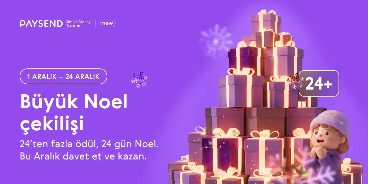 24 Günlük Yılbaşı Çekilişi – Bu Aralık 1.000 $’a Kadar Kazanın!