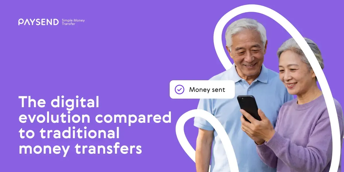 The digital evolution compared to traditional money transfers